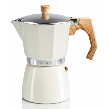 Haeger MOKA Pot 6 Cafetera italiana Beige CP-06A.010A