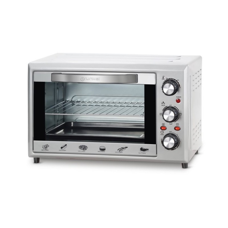 Grunkel HR-28SILVER horno tostador 28 L 1600 W Acero inoxidable