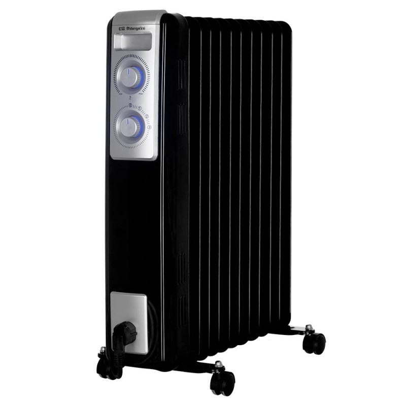 Orbegozo RN 2500 calefactor eléctrico Interior Negro 2500 W Radiador de aceite eléctrico 17446