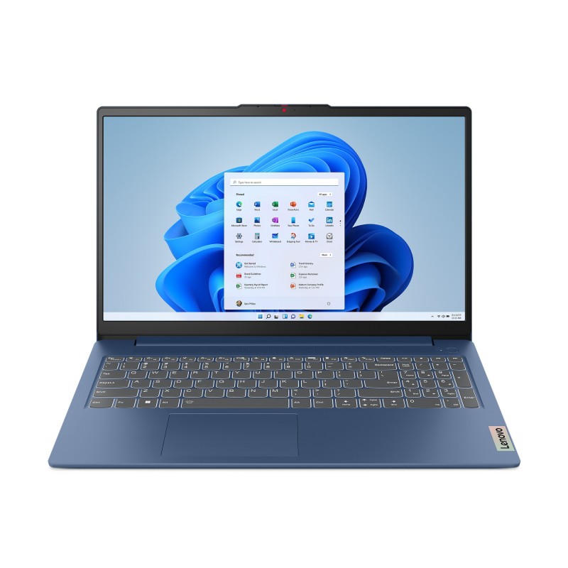 Lenovo IdeaPad Slim 3 15ABR8 Azul - 15.6" - AMD Ryzen 5 - 16GB - 512GB SSD - Windows 11 Home 82XM00X6SP