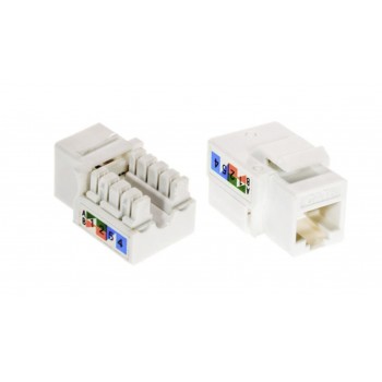 Phasak Conector Keystone UTP Cat.6 90º Blanco - PHK 2225