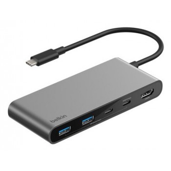 Belkin Connect USB Tipo C 5000 Mbit s Gris AVC023HQSGY