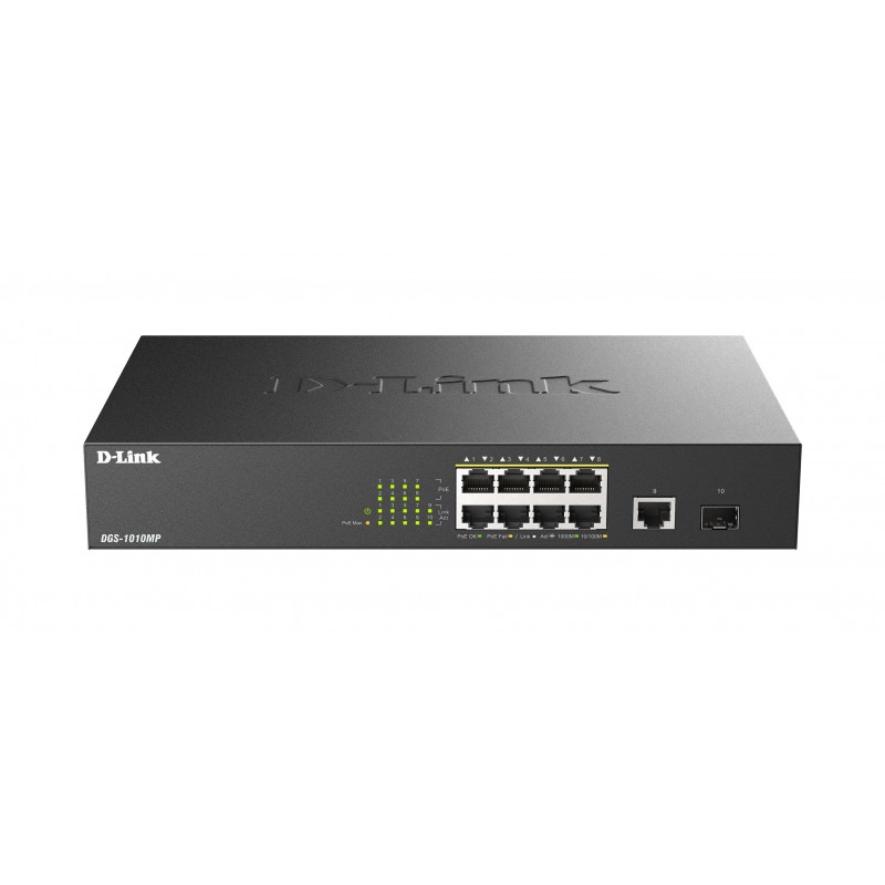 D-Link DGS-1010MP E switch No administrado L2 Gigabit Ethernet (10 100 1000) Energía sobre Ethernet 