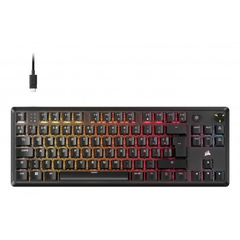 Corsair K70 CORE TKL Español - (CORSAIR MLX Red) - Negro CH-911911E-ES