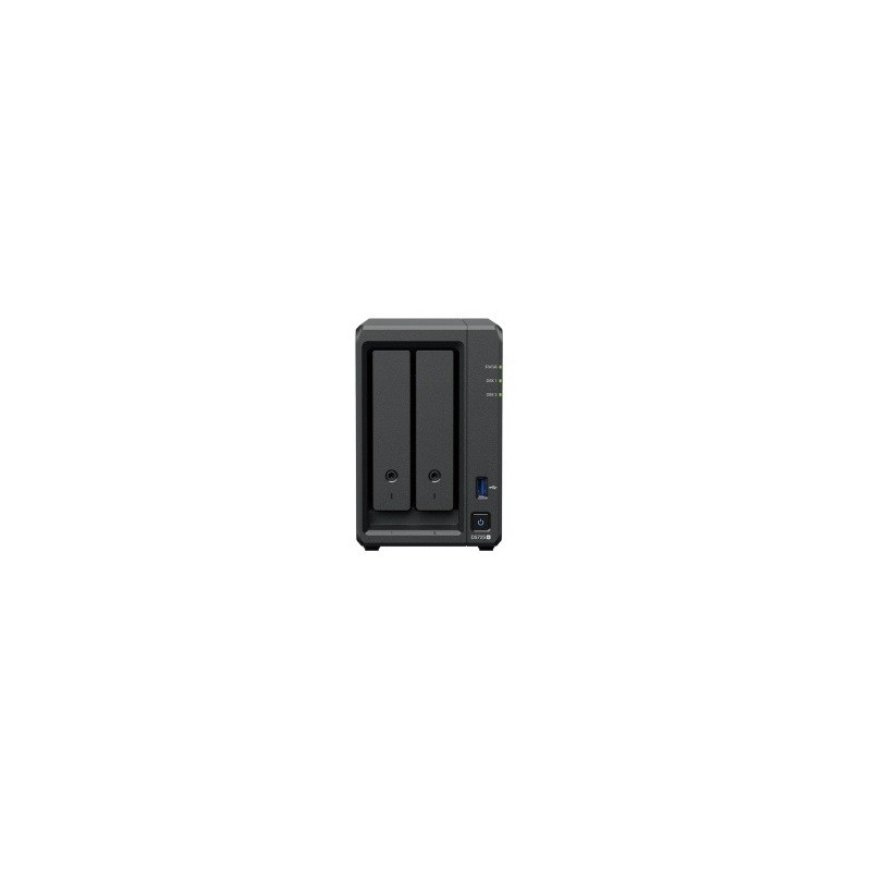 Synology DP320 servidor de almacenamiento NAS Escritorio R1600 8 GB 16 TB Negro