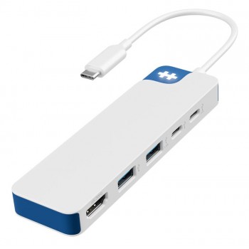 Targus HyperDrive Alámbrico USB 3.2 Gen 1 (3.1 Gen 1) Type-C Blanco HD4101BUGL