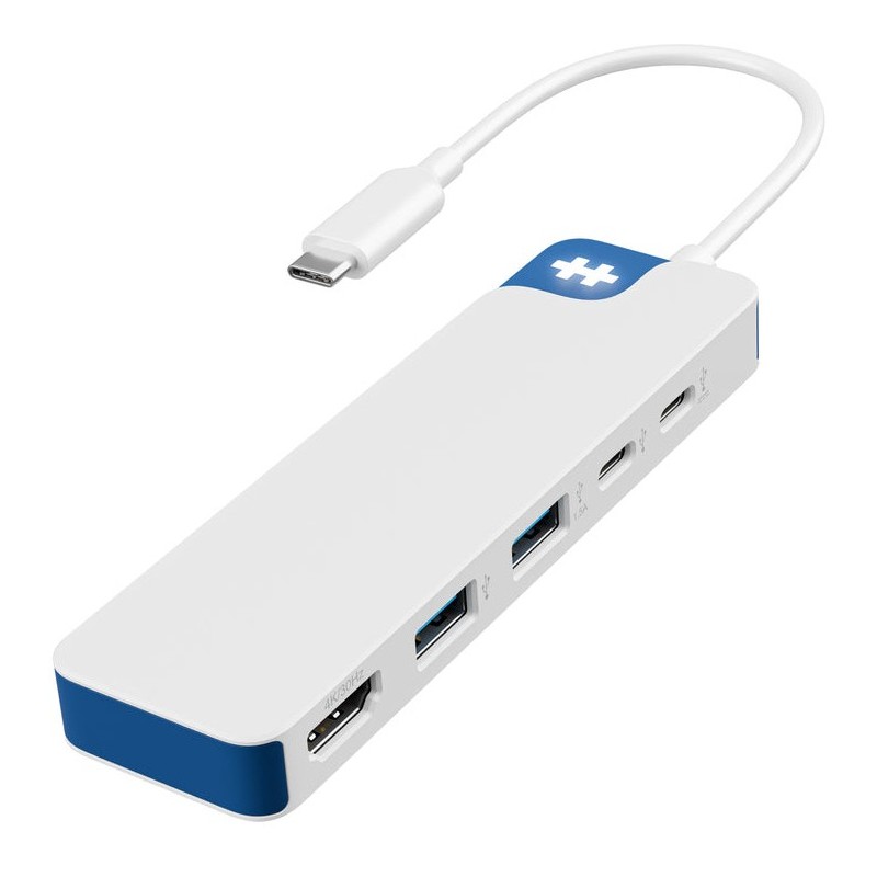 Targus HyperDrive Alámbrico USB 3.2 Gen 1 (3.1 Gen 1) Type-C Blanco HD4101BUGL