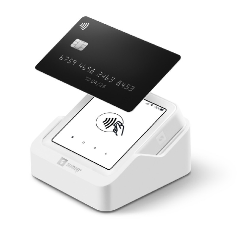SumUp Solo lector de tarjeta inteligente Batería Wi-Fi Blanco RDR-SOL-075