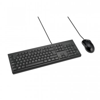 Kensington Kit de teclado y ratón con cable KM100 EQ Español - Negro K75452ES