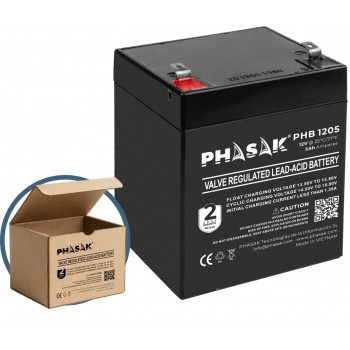 Phasak Batería 12V 5Ah - PHB 1205