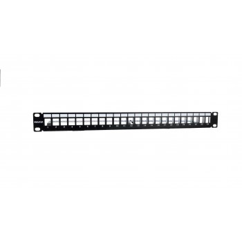 Phasak Panel frontal 19" RJ45 24P FTP Cat.6 Dual Block RJ45 - PA 3524