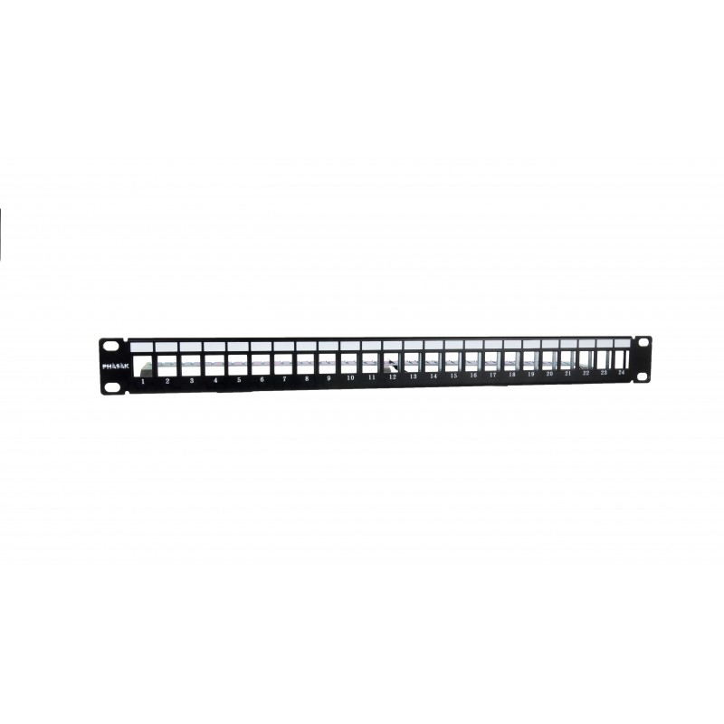 Phasak Panel frontal 19" RJ45 24P FTP Cat.6 Dual Block RJ45 - PA 3524