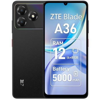 ZTE Blade A36 Negro - 4GB - 64GB - 4G P606F20 BK