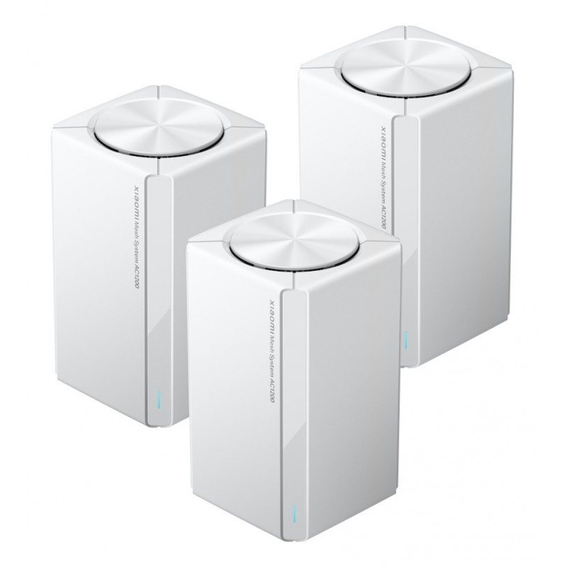 Xiaomi AC1200 3 Pack Doble banda (2,4 GHz   5 GHz) Wi-Fi 5 (802.11ac) Blanco 2 Interno DVB4484GL