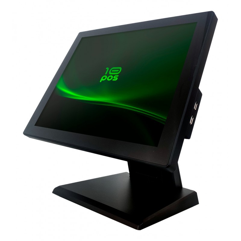 10POS 10T-15J64 J6412 2 GHz 38,1 cm (15") 1024 x 768 Pixeles Pantalla táctil Negro 10T-15J648128W1