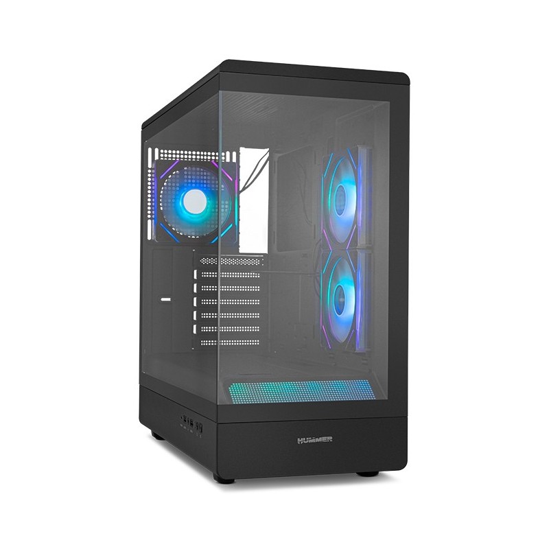 NOX Hummer NXHUMMERSIGNALBK Midi Tower Negro