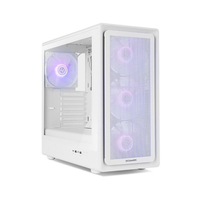 NOX Hummer NXHUMMERAEROWH Midi Tower Blanco