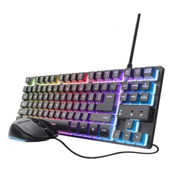 Trust GXT 798 Set gaming 2 en 1 Español - Negro 25638