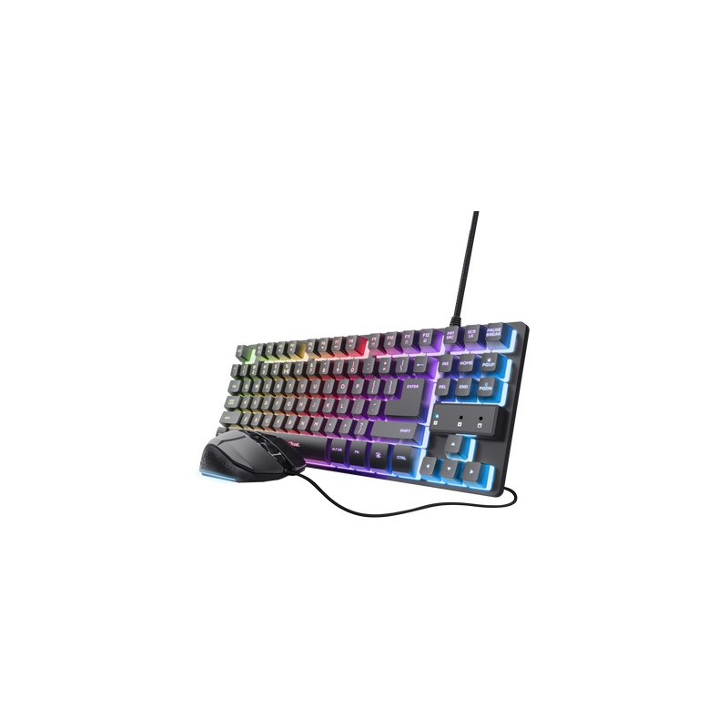 Trust GXT 798 Set gaming 2 en 1 Español - Negro 25638