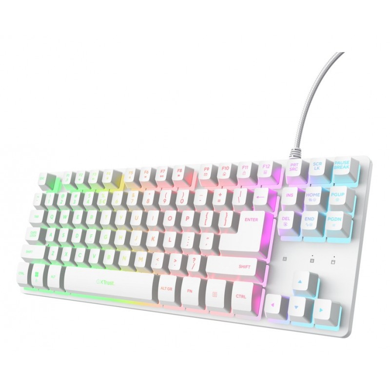Trust GXT 833W Thado TKL Español - Blanco TRUSTGAMING25896