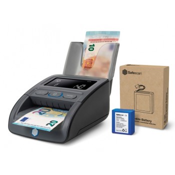 Safescan 155-S Komplett detector de billetes falsos Negro 112-0732