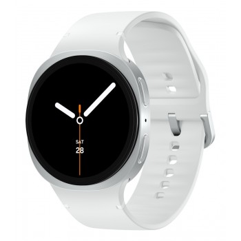 Samsung Galaxy Watch8 Bluetooth 44MM Aluminio Plata con correa color - Blanco SM-L330NZSAEUB