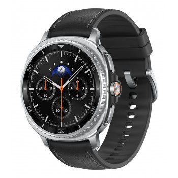 Samsung Galaxy Watch8 Classic (LTE 46MM Aluminio Plata con correa color - Negro - 4G SM-L505FZKAEUB
