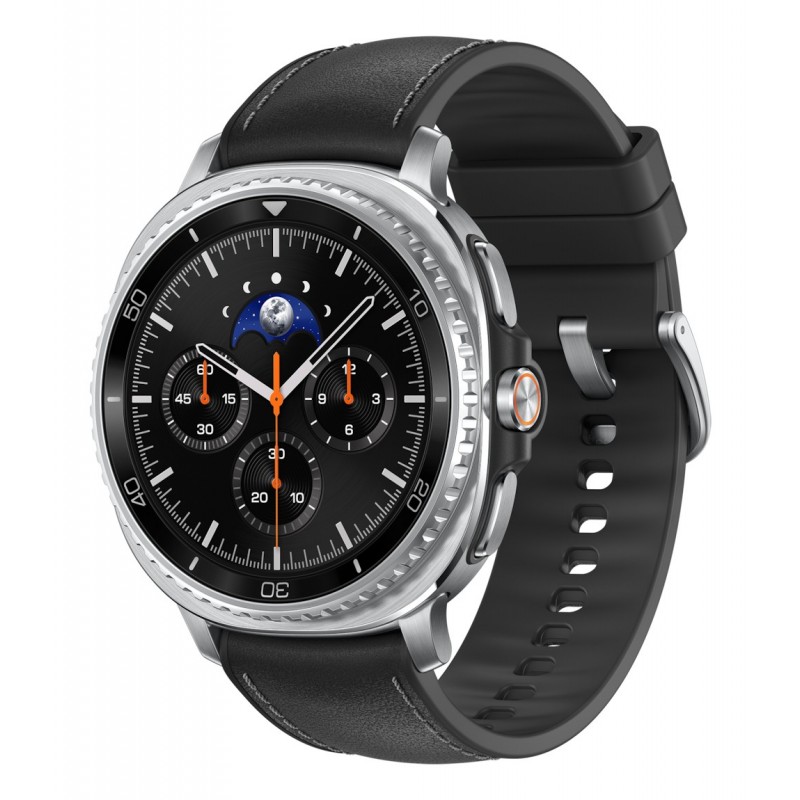 Samsung Galaxy Watch8 Classic (LTE 46MM Aluminio Plata con correa color - Negro - 4G SM-L505FZKAEUB