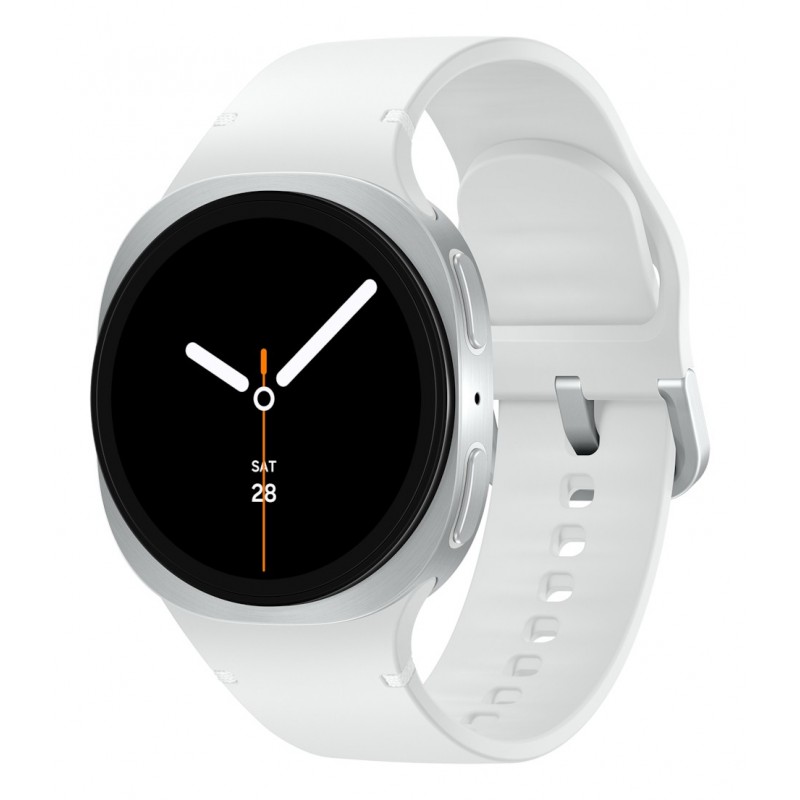 Samsung Galaxy Watch8 LTE 40MM Aluminio Plata con correa color Blanco - 4G SM-L325FZSAEUB