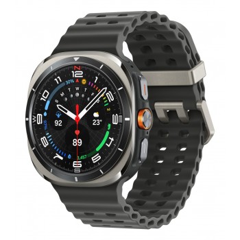Samsung Galaxy Watch Ultra  47MM Titanio Plata con correa color Negro - 4G SM-L705FZS2PHE