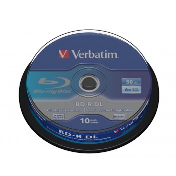 BLU-RAY -R VERBATIM 2X 50GB SPINDLE (Pack 10) 43746