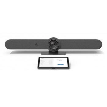 Kit de equipo de conferencias Logitech Rally BAR completo incluye TAP - Grafito 991-000423