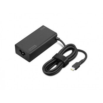Lenovo 4X21S91187 adaptador e inversor de corriente Interior 65 W Negro