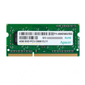 Apacer DV.04G2K.KAM 4GB - 1 x 4GB DDR3 1600 MHz