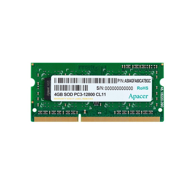 Apacer DV.04G2K.KAM 4GB - 1 x 4GB DDR3 1600 MHz