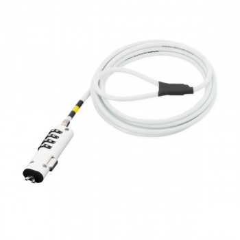 Mobilis 001332 cable antirrobo Blanco 1,8 m