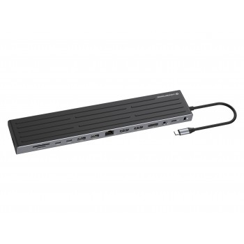 Conceptronic DONN32B base para portátil y replicador de puertos Alámbrico USB 3.2 Gen 1 (3.1 Gen 1) 