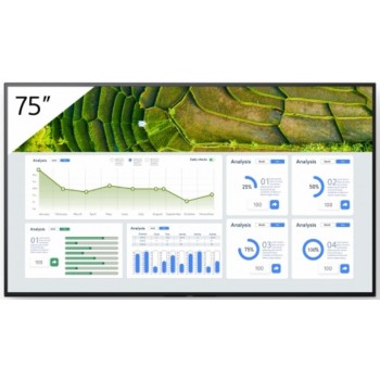Sony FW-75BZ30L - 75" -  4K Ultra HD - Negro