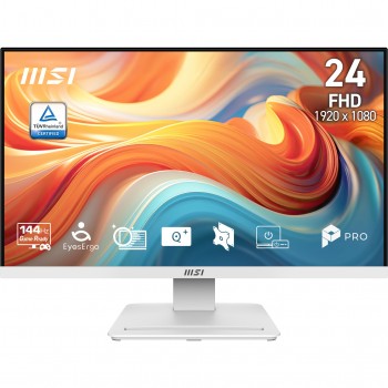 MSI Pro MP241W E14V - 23.8" Full HD - LCD - Blanco - 144Hz 9S6-3PE1CH-034