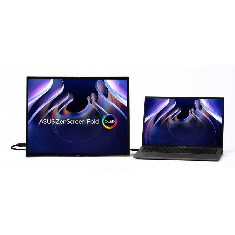 ASUS ZenScreen Fold OLED MQ17QH - 17.3" Quad HD - OLED - Plata - 60Hz 90LM09EV-B01170