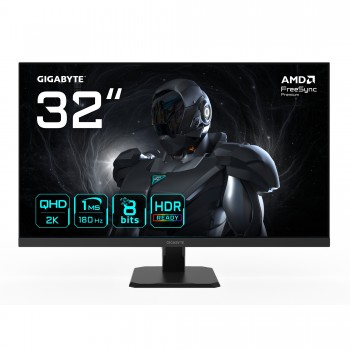 GIGABYTE GS32QA Monitor Gaming 32” QHD - 2560 x 1440 - 31.5" Quad HD - LED - Negro - 180Hz 20VM0-GS32QABI-1EUR