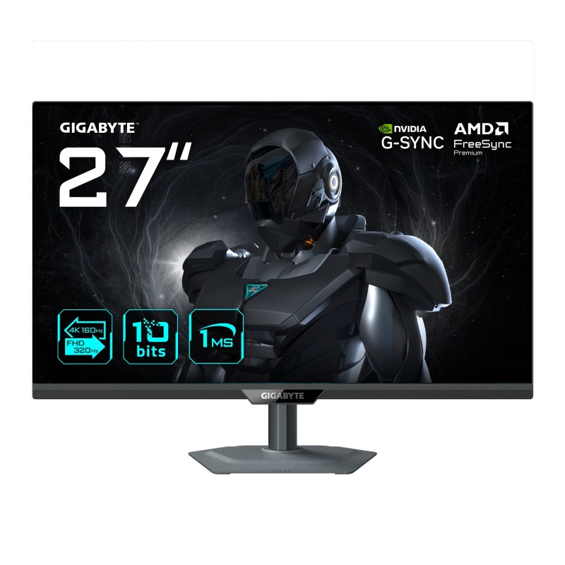 GIGABYTE G27UP Monitor de juego 27” 4K UHD - 27" 4K Ultra HD - LED - Negro - 320Hz 20VM0-G27UPBK-1EKR