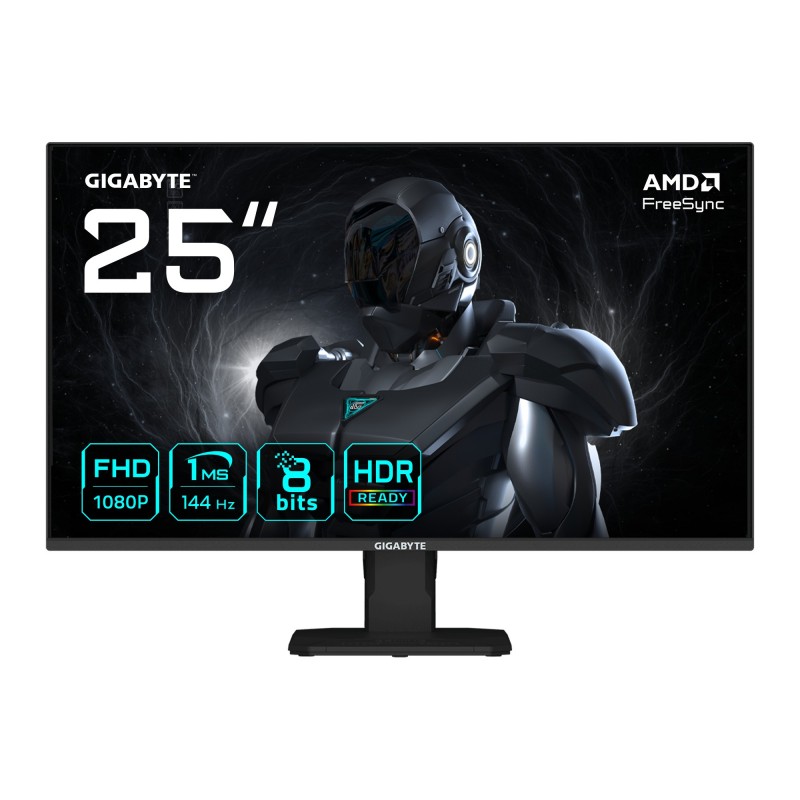 GIGABYTE GS25F14 Monitor Gaming FHD de 25” - 1920 x 1080 - 24.5" Full HD - LED - Negro - 144Hz 20VM0-GS25F14BM-1EKS