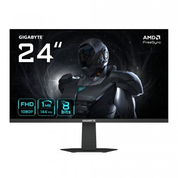 GIGABYTE GS24F14 Monitor Gaming 24” FHD - 1920 x 1080 - 23.8" Full HD - LED - Negro - 144Hz 20VM0-GS24F14BC-1EKR