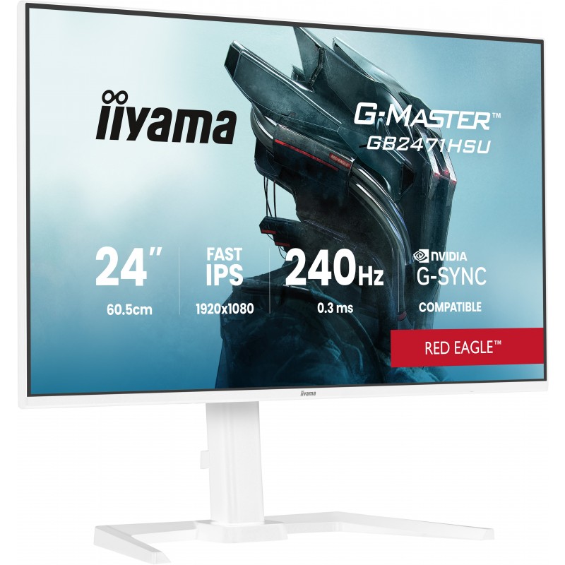 iiyama G-MASTER GB2471HSU-W1 - 23.8" Full HD - LED - Blanco - 240Hz