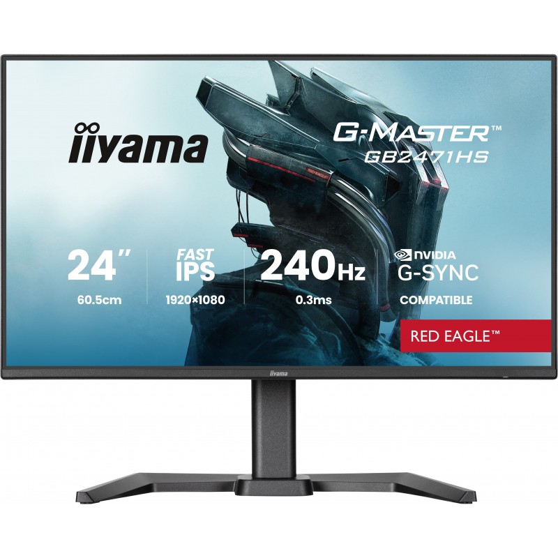 iiyama G-MASTER GB2471HS-B1 - 23.8" Full HD -  - Negro - 240Hz