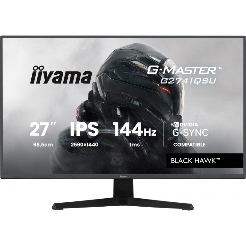 iiyama G-MASTER G2741QSU-B1 - 27" 4K Ultra HD - QLED - Negro - 144Hz