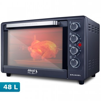 Grunkel HR-48PROMAX horno 48 L 2200 W Negro, Acero