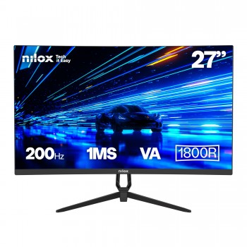 Nilox NXM27CRV2001 - 27" Full HD - LED - Negro - 165Hz
