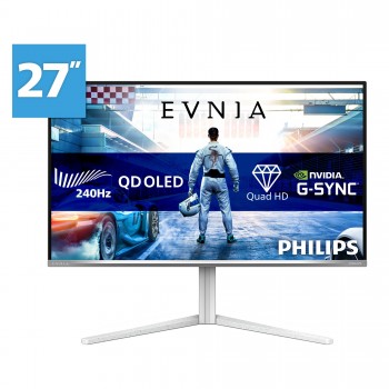 Philips Evnia 6000 27M2N6501L 00 - 26.5" Quad HD - QD-OLED - Blanco - 240Hz